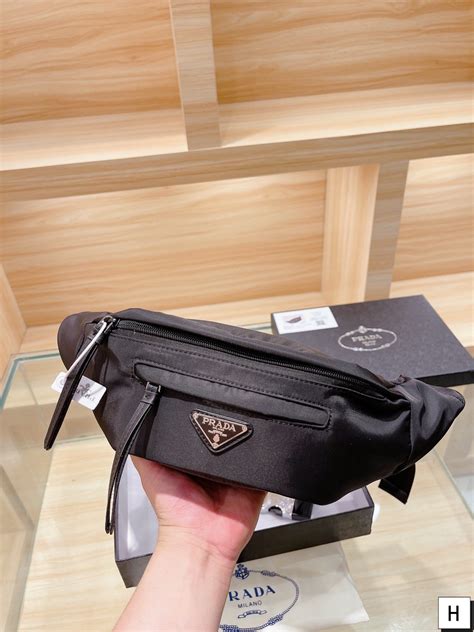 mens prada fanny pack|prada leather backpacks.